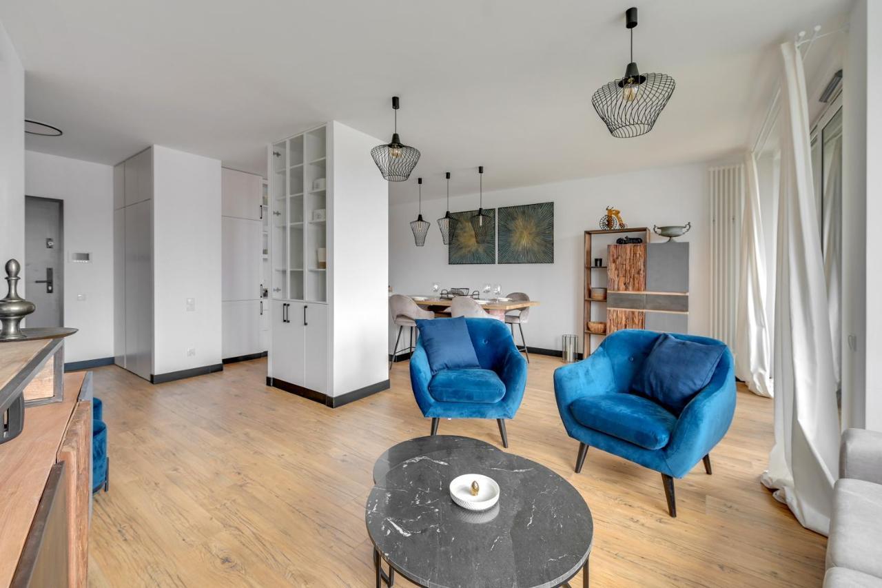 Chlebova - Riverside View Terrace, Free Parking, Gym & Kidsplay By Downtown Apartments Gdansk Exterior photo