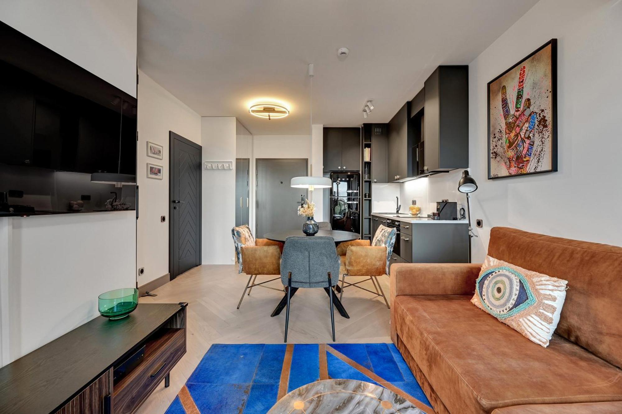 Chlebova - Riverside View Terrace, Free Parking, Gym & Kidsplay By Downtown Apartments Gdansk Room photo